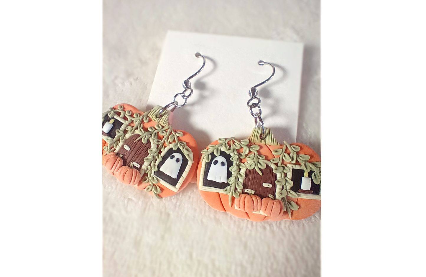 Orecchini Casa di Zucca | Argilla Polimerica | Fatti a mano