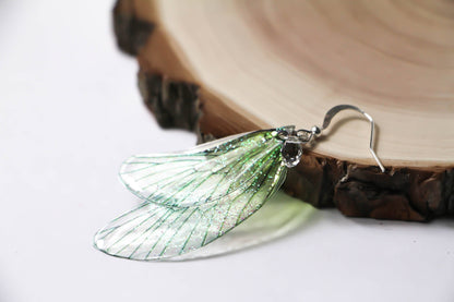 Demoiselle | Orecchini Ali di fata | Fatto a mano