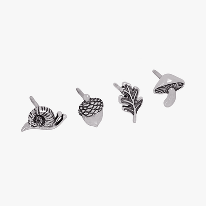 Orecchini Sottobosco | Argento Sterling Riciclato | FairTrade