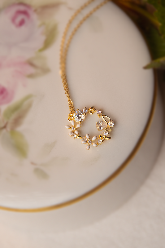 Secret Garden Necklace | Zirconia | 925 Silver
