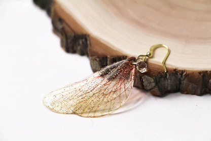 Celestial Mirror | Orecchini Ali di fata | Fatto a mano