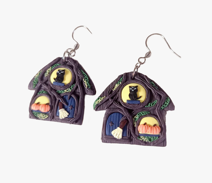 Orecchini Spettrali | Argilla Polimerica | Fatti a mano