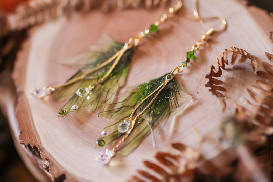 Enchanted Meadow | Fairy Earrings | Swarovski | Handmade