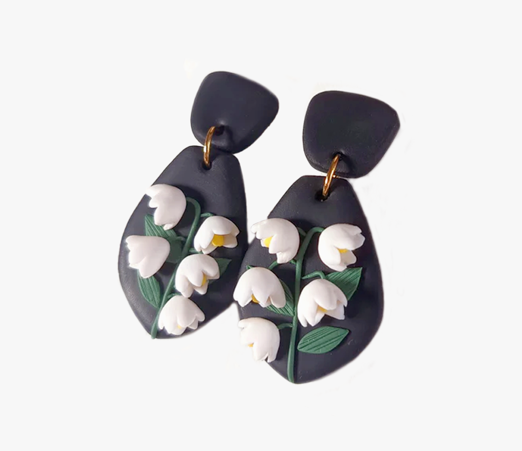 Dimore fatate | Orecchini Mughetto | Argilla Polimerica | Fatti a mano