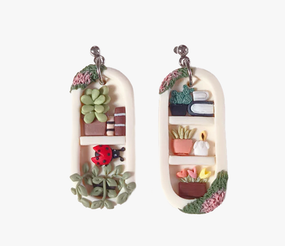 Orecchini Libreria | Argilla Polimerica | Fatti a mano