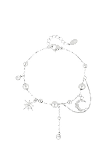 Bracciale charm Luna | Acciaio Inossidabile | Waterproof