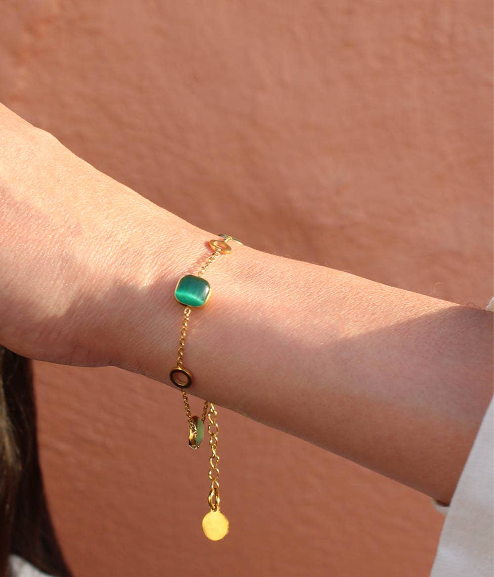 Green Willow Bracelet | Handmade