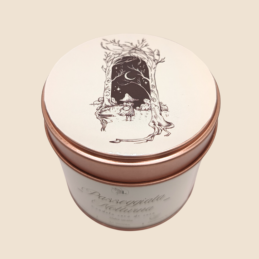 PASSEGGIATA NOTTURNA | Candela profumata | Cera di soia | fragranza di Grasse