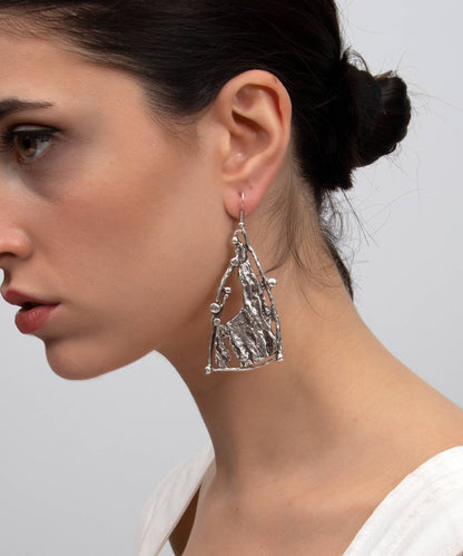 Wild Eclipse | Set collana orecchini e anello | placcati in argento