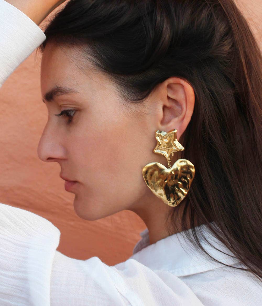 Narciso Earrings | Gold | Handmade