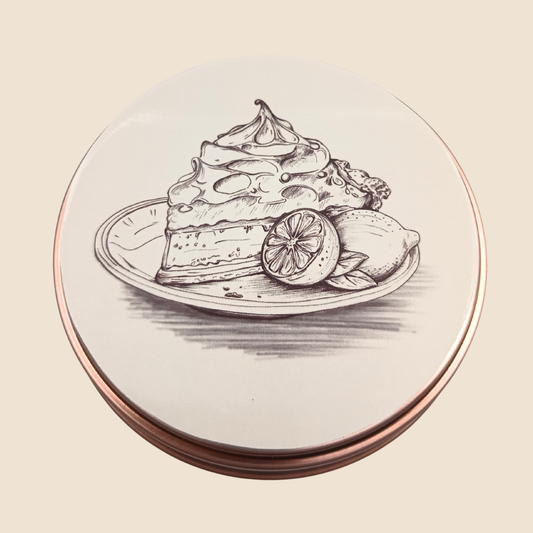 MERINGATA AL LIMONE | Candela profumata | Cera di soia | fragranza di Grasse