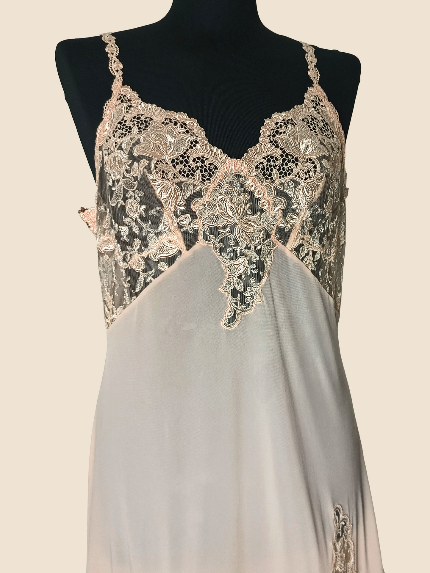 Second-hand Slip | Soft Rose | Floral Lace