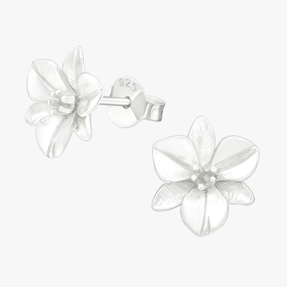 Eliselle | Orecchini fiore | Argento 925 | E-Coat