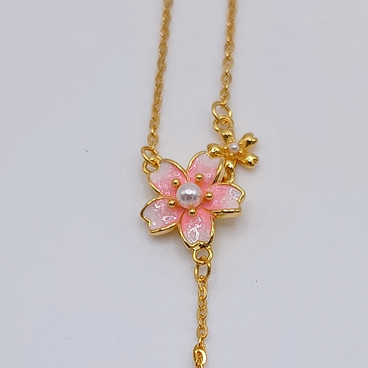 Cherry Necklace | Zirconia | Sterling Silver
