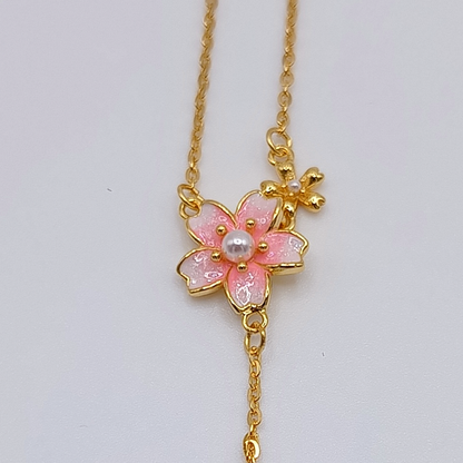 Cherry Necklace | Zirconia | Sterling Silver