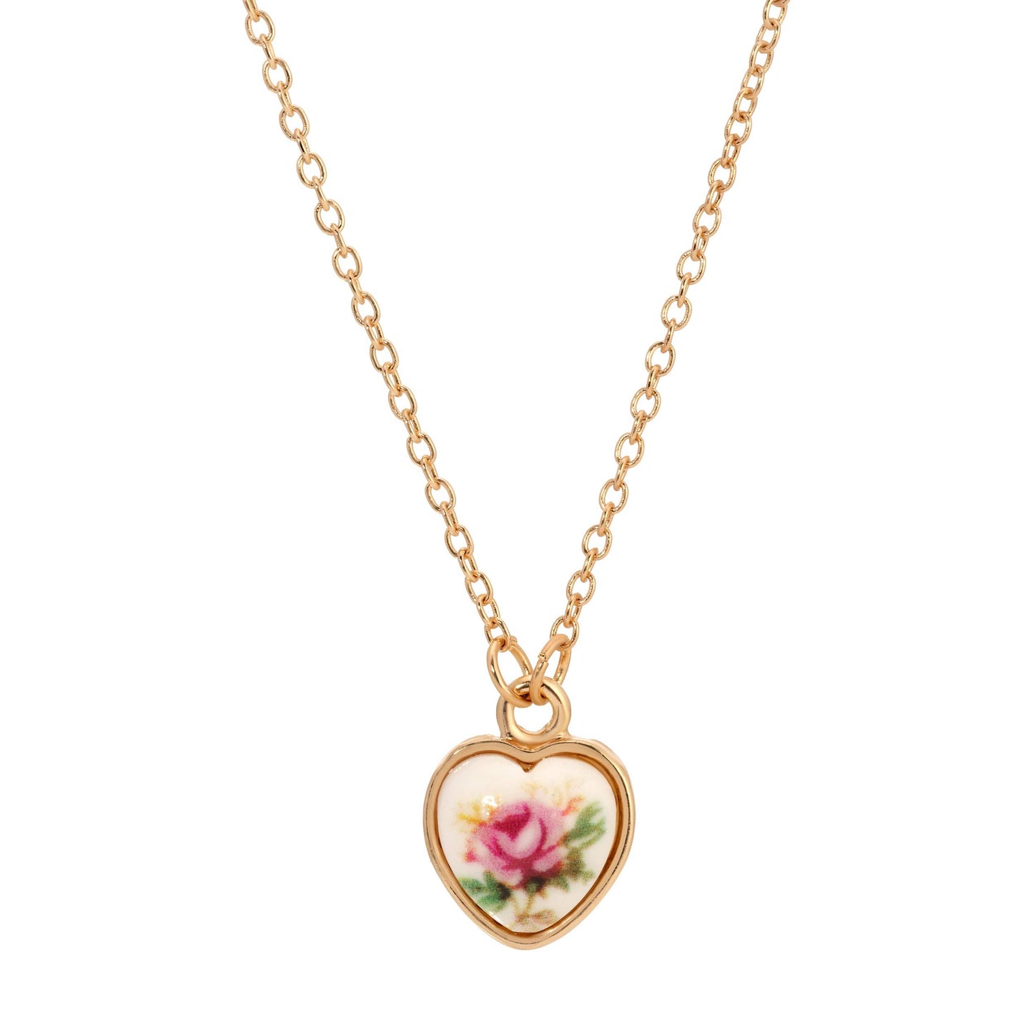 Collana con pendente a cuore | Regency Victorian Rose