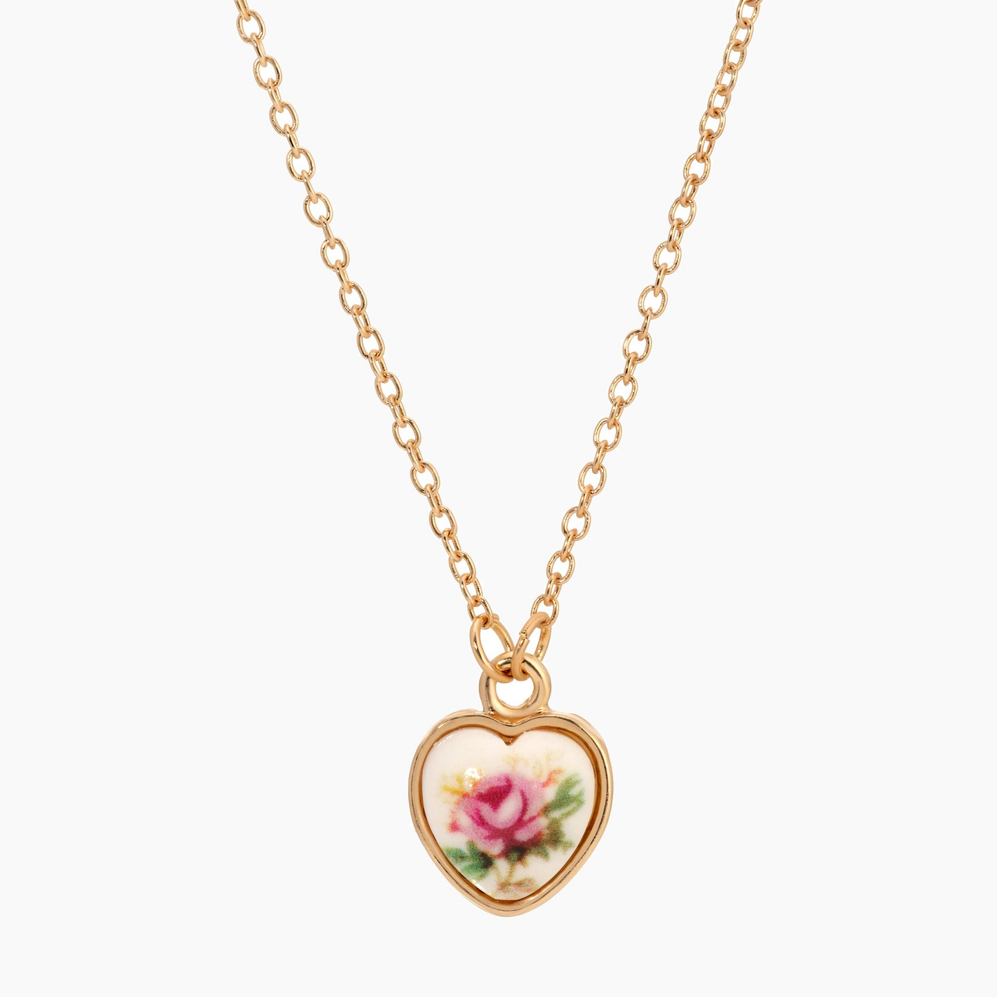 Collana con pendente a cuore | Regency Victorian Rose
