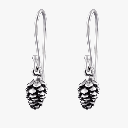 Sylpine | Orecchini Pigna | Argento 925 |  E-coat