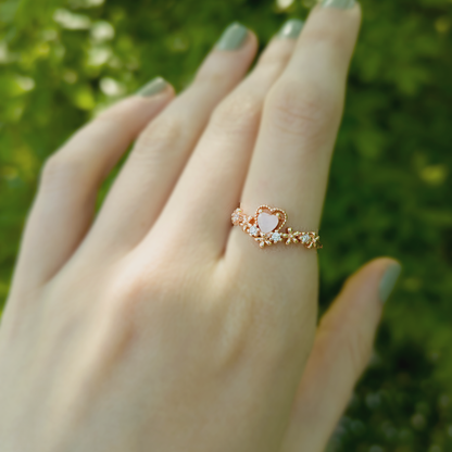 Anello Secret Garden | Zirconi | Cuore