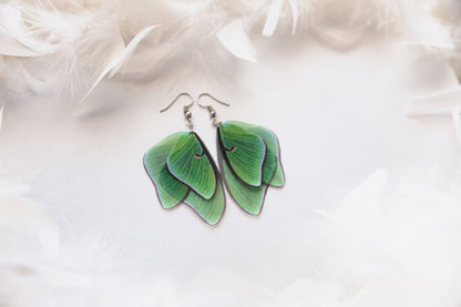 Orecchini spagnoli a forma di falena lunare in stile boho