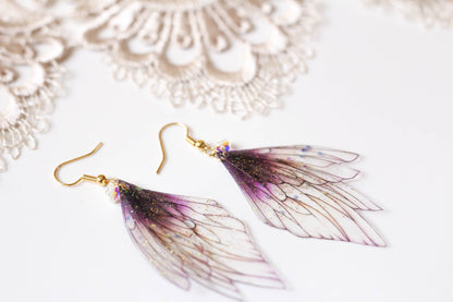 Ricorda | Orecchini Ali di fata | Fatto a mano