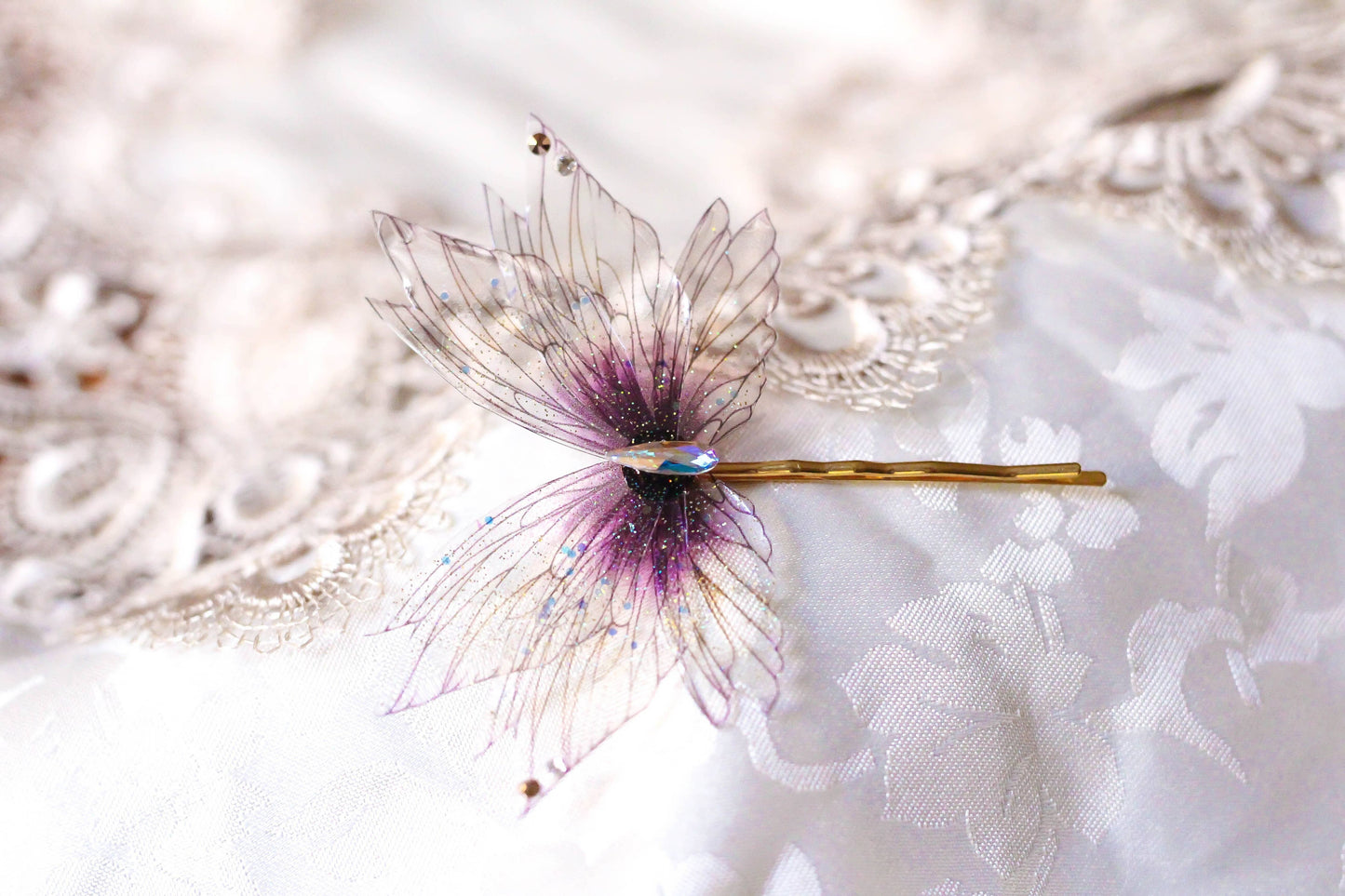 Wild Sloe | Orecchini Ali di fata | Fatto a mano