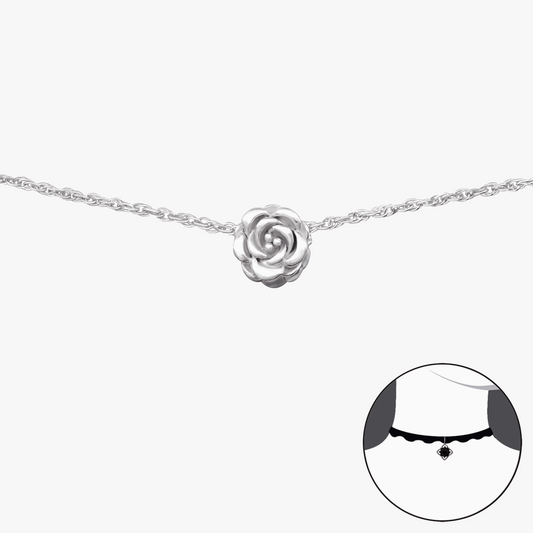 Roisin | Chocker Rosa | Argento 925 |  E-coat