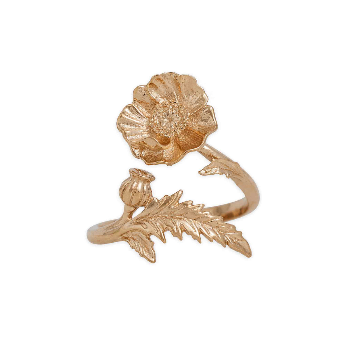 Anelli con Fiori di Nascita Regolabili: Luxe Silver Plate / Maggio - Mughetto