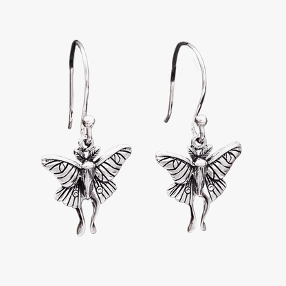 Orecchini pendenti Falena | Argento Sterling Riciclato | FairTrade