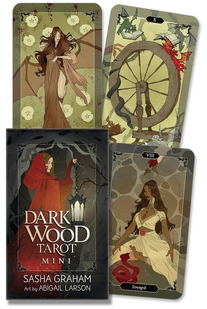 Mini Tarot Cards | Dark Wood | Abigail Larson | Llewellyn Publications,us