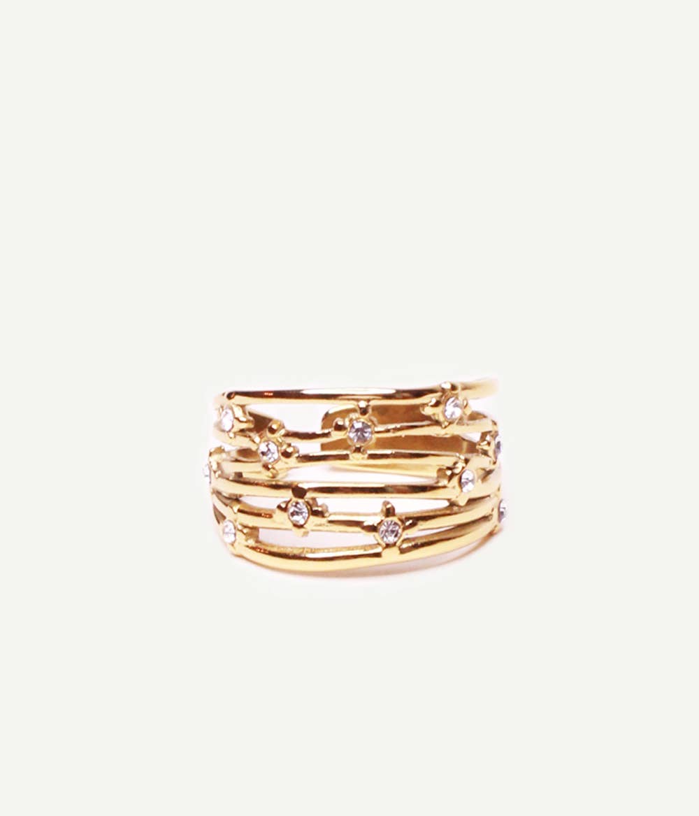 Gigi Rhinestone Multi Ring | Handmade Jewelry