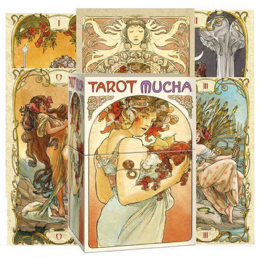 Tarot | Mucha | Art Nouveau | The Scarab
