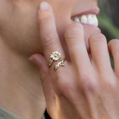 Anello Margherita in Bronzo Regolabile