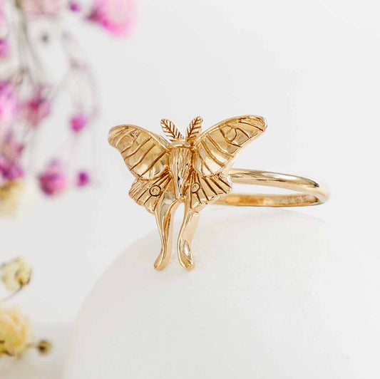 Anello Falena Luna in Bronzo