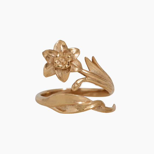 Anello Narciso  Regolabile in Bronzo
