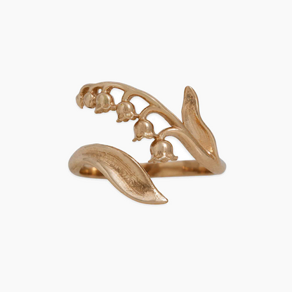 Anello Mughetto in Bronzo Regolabile