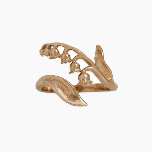 Anello Mughetto in Bronzo Regolabile