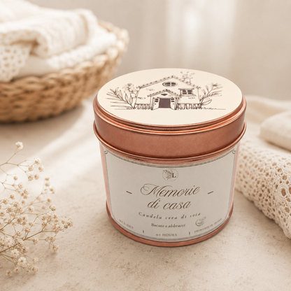 Candela Memorie di Casa da 180 g con fragranza di Grasse