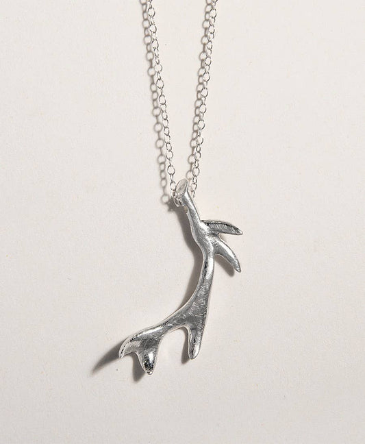 Collana SAKARA | Corno in Argento Sterling Artigianale