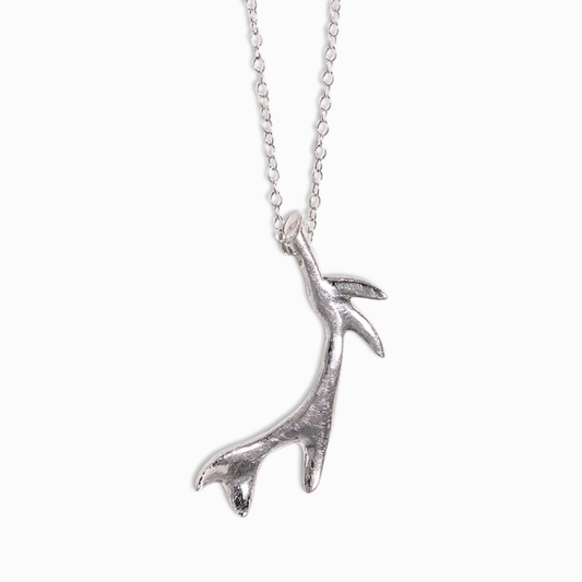 Collana SAKARA | Corno in Argento Sterling Artigianale