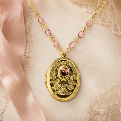 Rosamund | Medaglione rosa