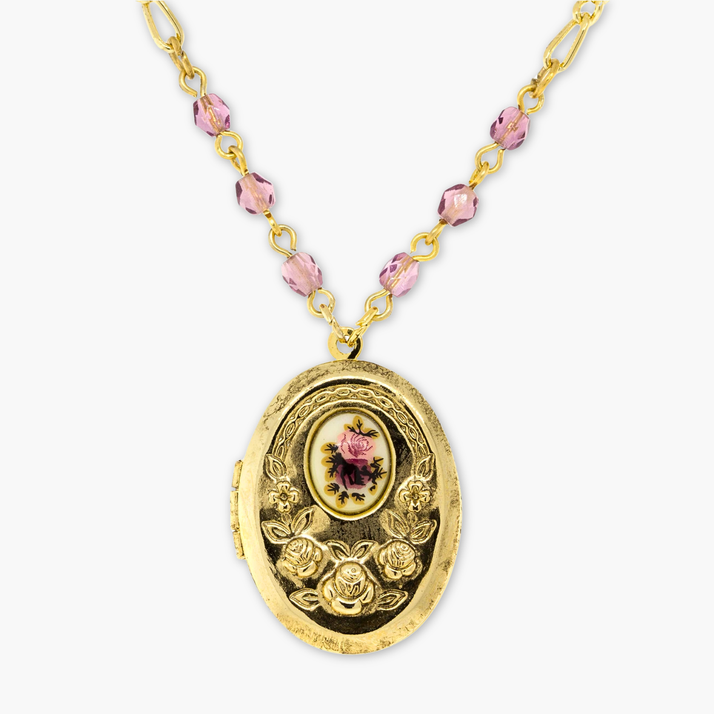 Rosamund | Medaglione rosa