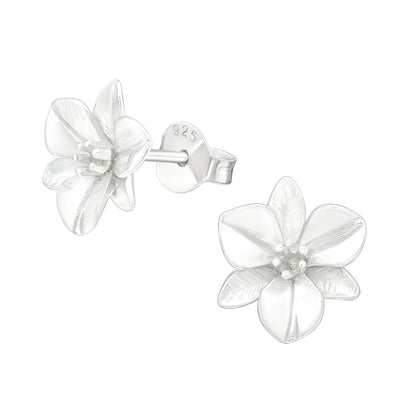Eliselle | Orecchini fiore | Argento 925 | E-Coat