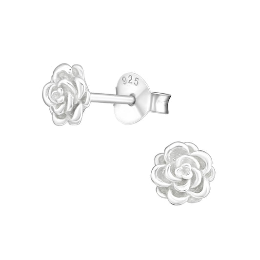 Roisin | Orecchini Rose | Argento 925 | Placcato in Argento + E-Coat