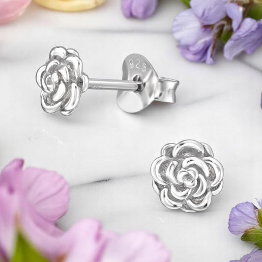 Roisin | Orecchini Rose | Argento 925 | Placcatura Rodio