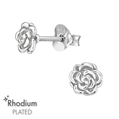 Roisin | Orecchini Rose | Argento 925 | Placcatura Rodio
