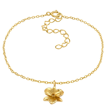 Eliselle | Bracciale fiore | Argento 925 | Placcatura Oro