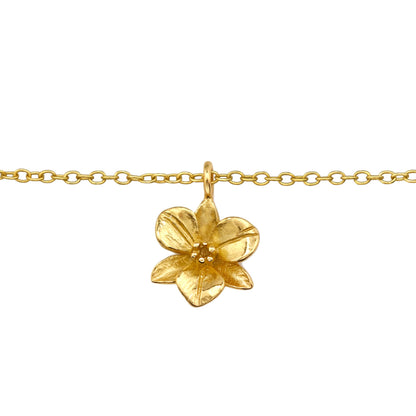 Eliselle | Bracciale fiore | Argento 925 | Placcatura Oro