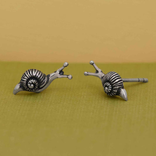 Orecchini a forma di chiocciolina in argento sterling 925