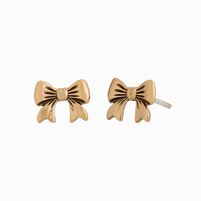 Orecchini fiocco in Bronzo